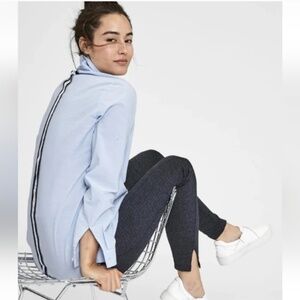 Athleta Marinwood Striped Poplin Shirt